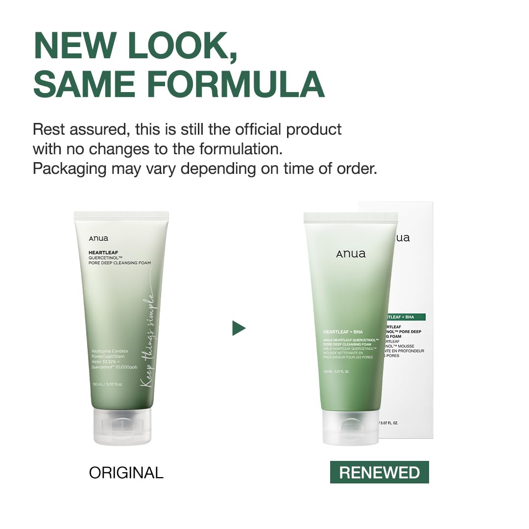 ANUA Heartleaf Quercetinol Pore Deep Cleansing Foam 150ml - Image 3