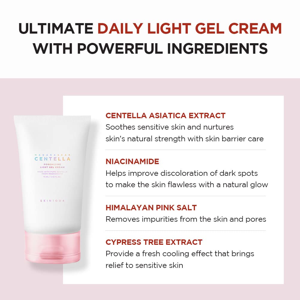 SKIN1004 Madagascar Centella Poremizing Light Gel Cream 75ml - Image 5
