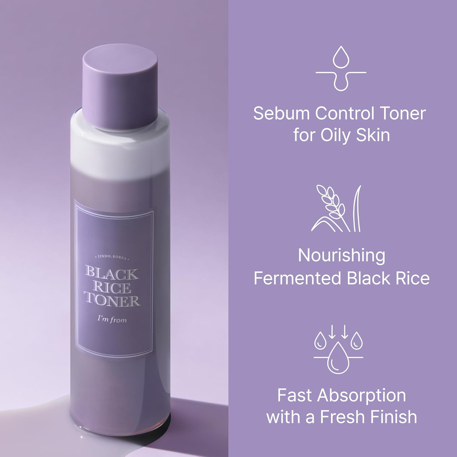 I’M FROM Black Rice Toner Mini 30ml - Image 8