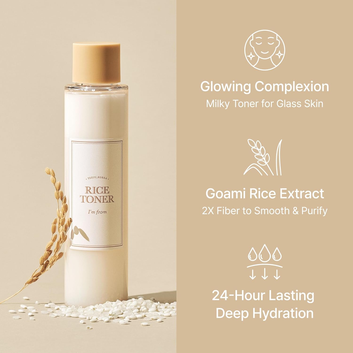 I'M FROM Rice Toner 150ml - Image 4