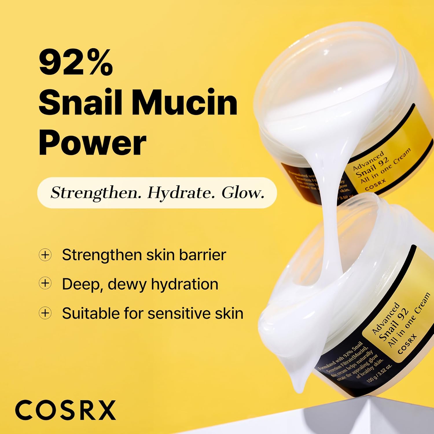 Cosrx Advanced Snail 92 All In One Cream 100gm - Image 3