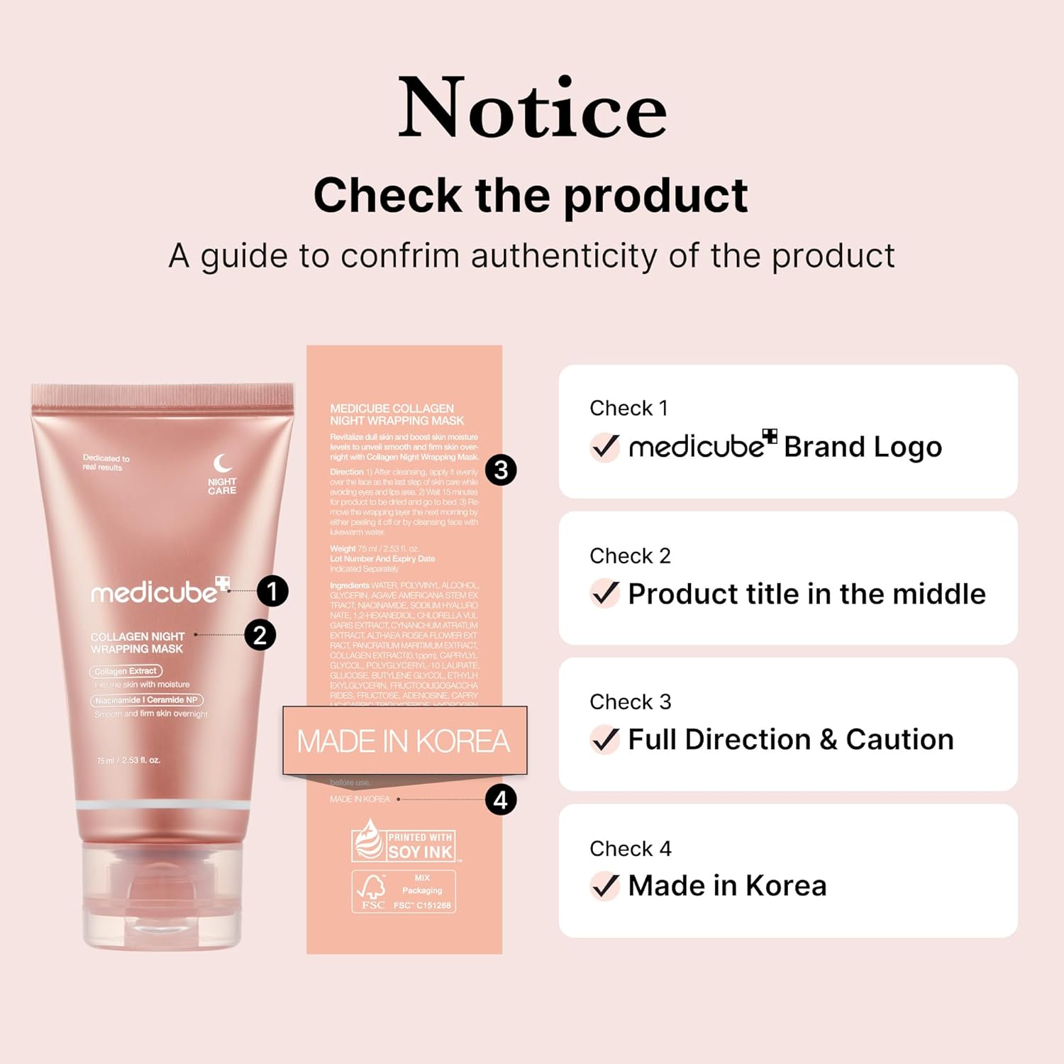 Medicube Collagen Night Wrapping Peel Off Facial Mask - Image 6