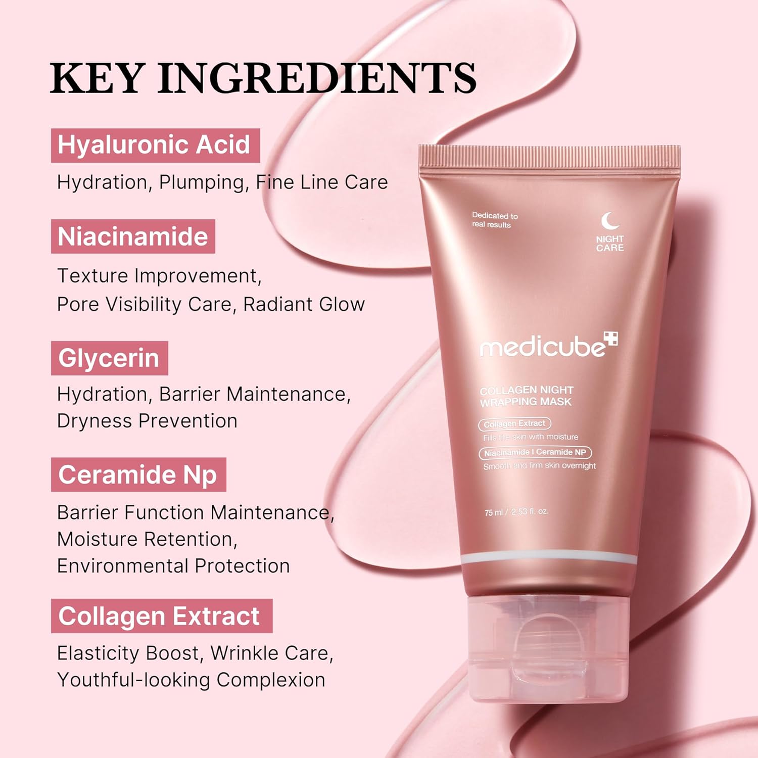 Medicube Collagen Night Wrapping Peel Off Facial Mask - Image 3