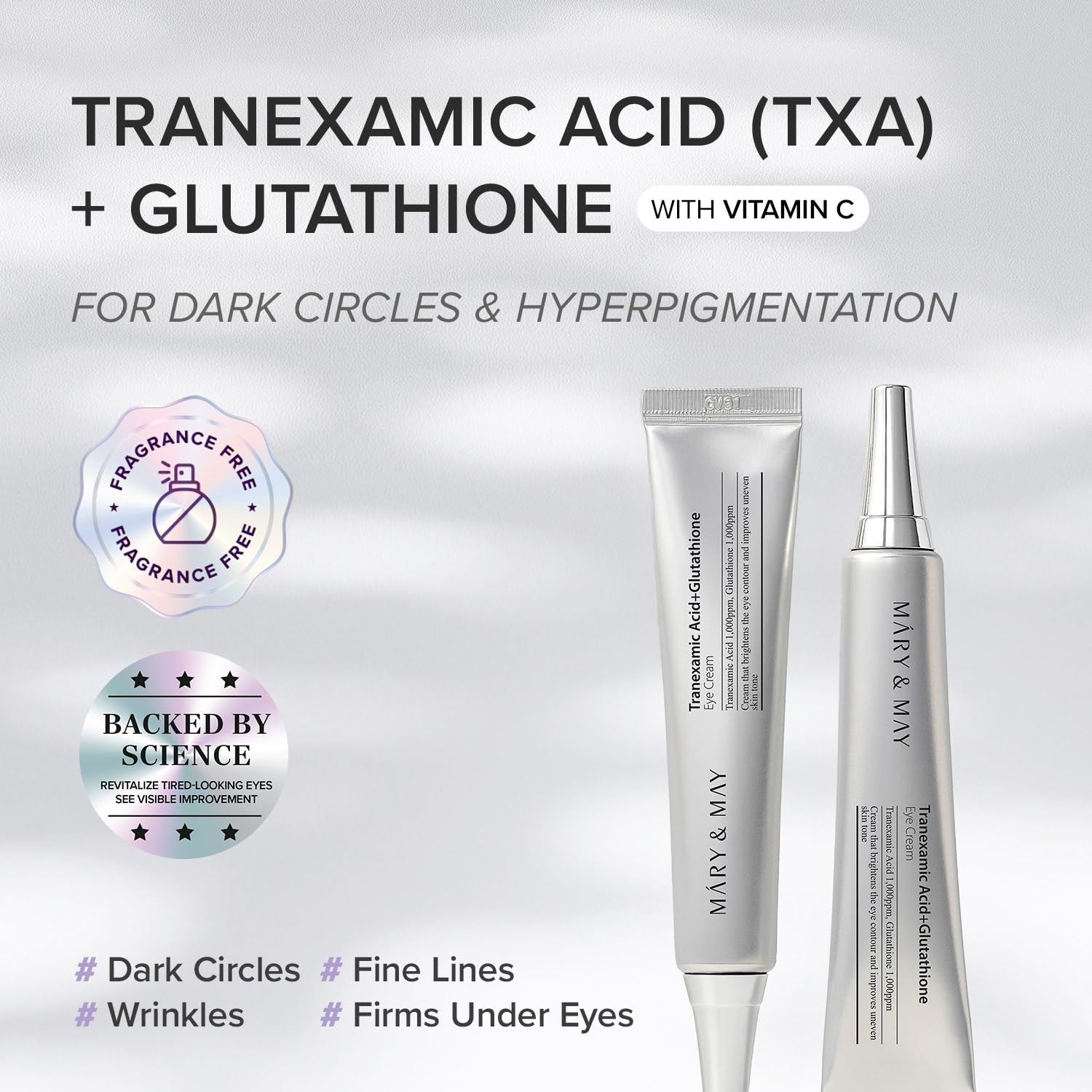 Mary&May Tranexamic Acid+Glutathione Eye Cream (Mini) - Image 10
