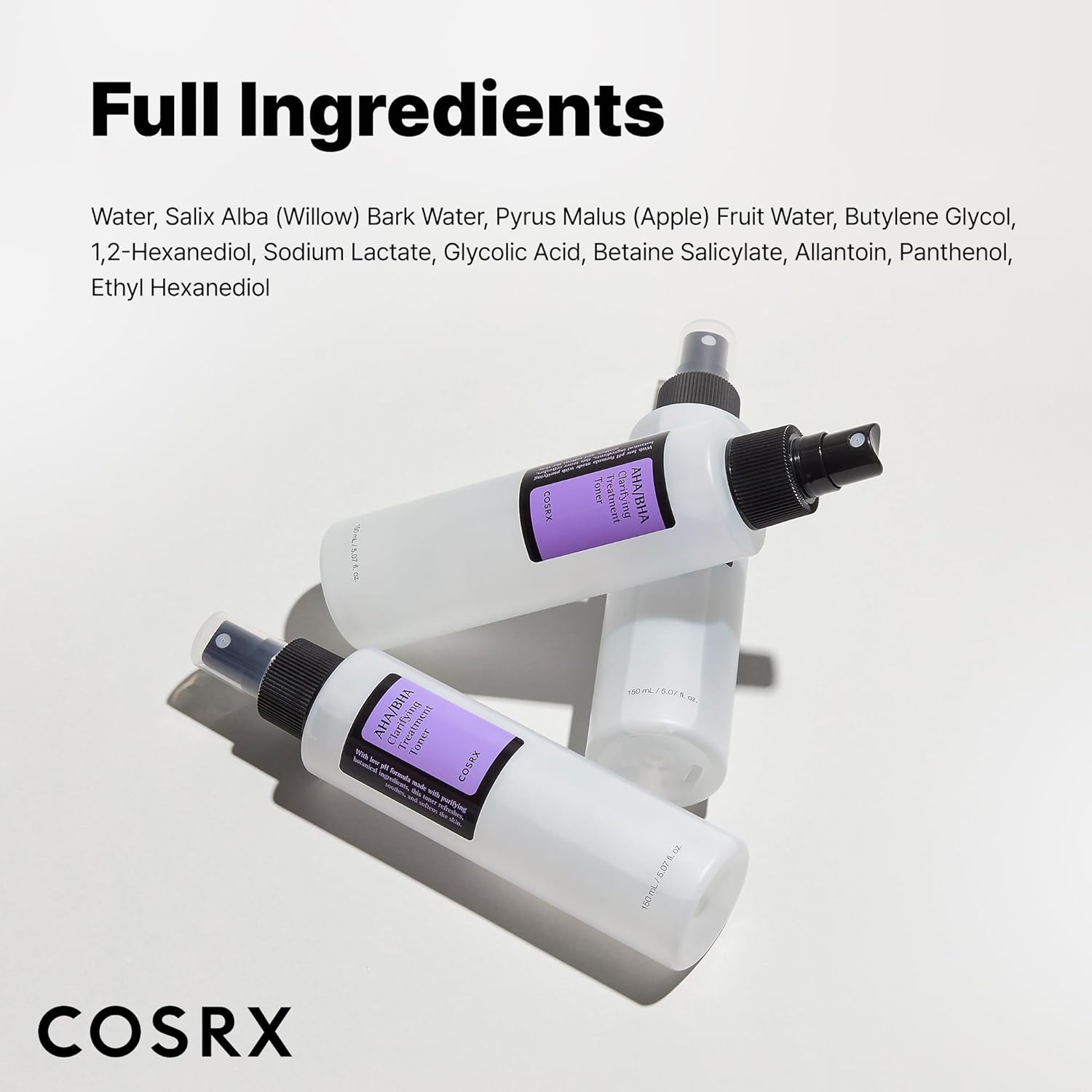 COSRX AHA/BHA Clarifying Treatment Toner 150ml - Image 17