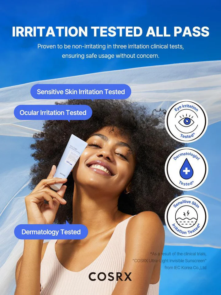 Cosrx Ultra-Light Invisible Sunscreen SPF50 PA++++ (50ml) - Image 4