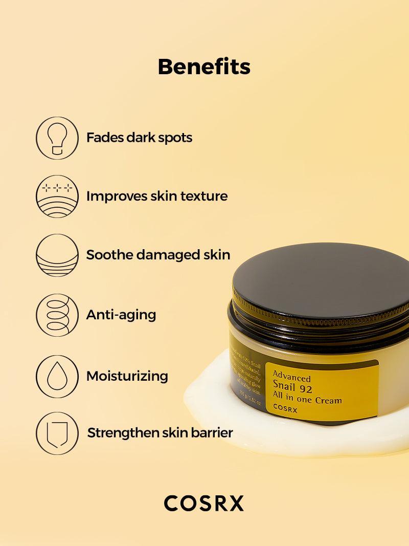 Cosrx Advanced Snail 92 All In One Cream 100gm - Image 7