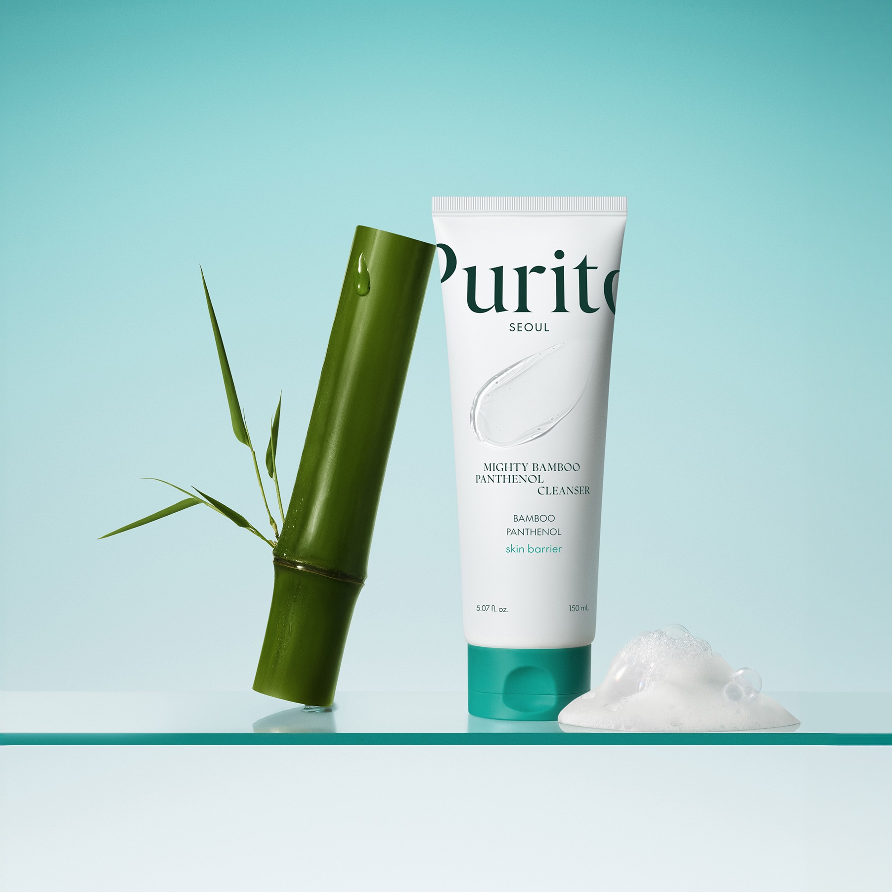 PURITO Mighty Bamboo Panthenol Cleanser 150ml - Image 5